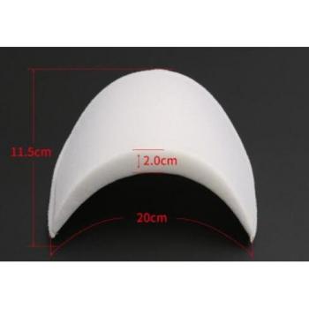 10 Pairs Black and White Thick Sponge Shoulder Pads