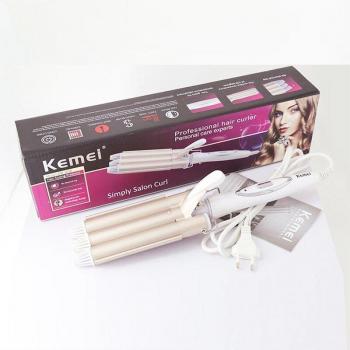 Outil de Coiffure Kemei Styler Triple Baril