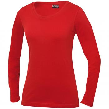 S-Size Carolina Langarm-Stretchshirt Bundle in Rot