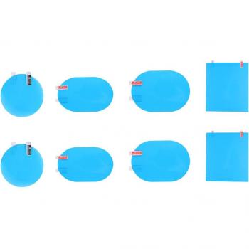 8pcs Rainproof Anti-Fog Film for Rearview Mirrors