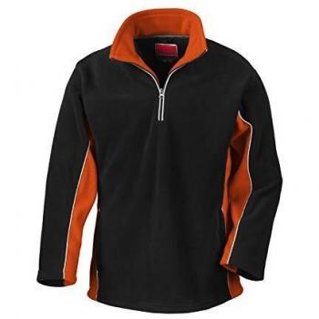 Re86a Result Tech3 Sport‑Fleece Medium Schwarz/Orange