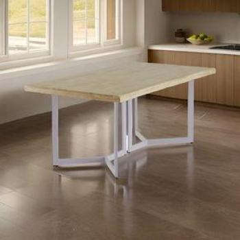 Mesa de Comedor Nordish 76x180 Blanco – Diseño Artist