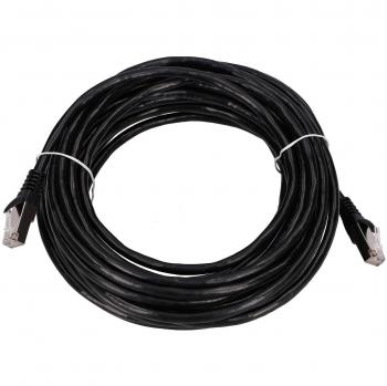 Cable de red negro para LAN de Extralink kat.5e ftp de 10m de par trenzado