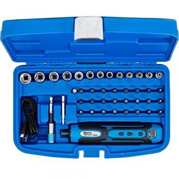 Cacciavite elettrico BGS Technic con 41 accessori di punte e bussole
