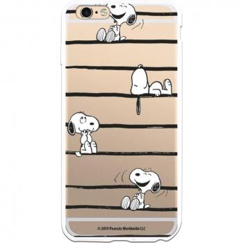 Funda iPhone 6 Plus oficial de Snoopy con rayas