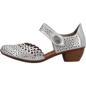 Escarpins Rieker Femme Talon Décroché Gris