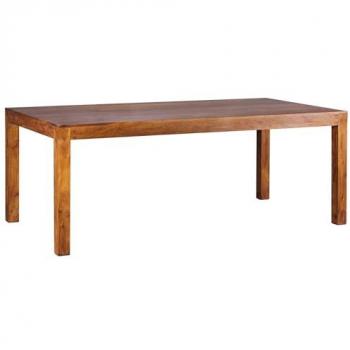 WOHNLING Esstisch sheesham rechteckig, 4-Fuß-Gestell sheesham, 180,0 x 90,0 x 76,0 cm sheesham