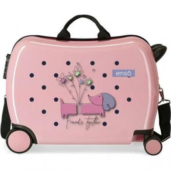 Maleta infantil 2 ruedas multidireccionales Enso Friends Together