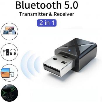 Mini Transmisor Bluetooth 5.0 con Puerto USB