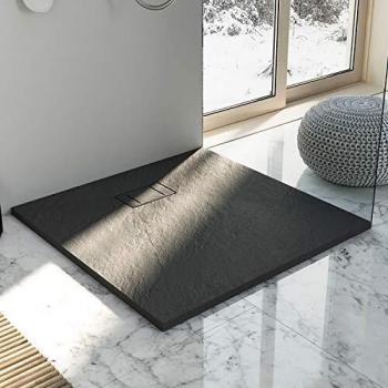 Plato de Ducha Efecto Piedra Cuadrado 90x90x2,6 CM – Mod. Blend