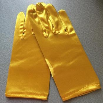 Girls' Satin Party Gloves