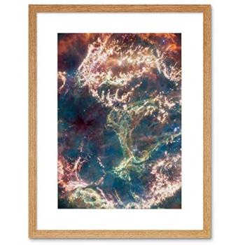 NASA James Webb Cassiopeia A Canvas Print – 9x7