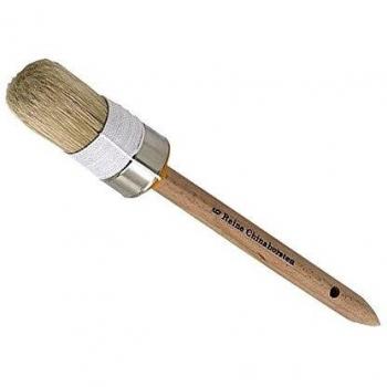 Ringpinsel Größe 6 Borstenlänge 75 mm 20 mm helle Chinaborste roher Holzstiel NÖLLE
