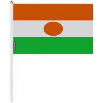 Niger Mini Flag Collection – 100 Pack – 14x21 cm Poly