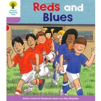 Oxford Reading Tree: Level 1: First Sentences: Reds and Blues by Roderick Hunt (