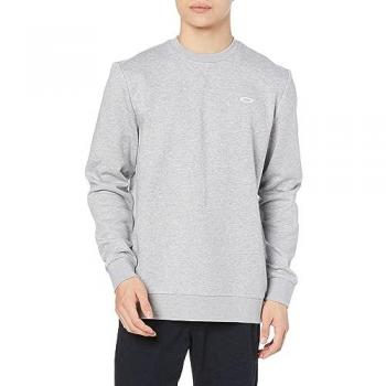 Sweatshirt Oakley Relax Crew Gris – L (Logo Blanc)