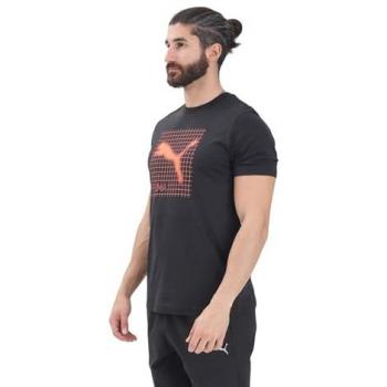 Ropa Atlética Puma Tech Black Manga Corto