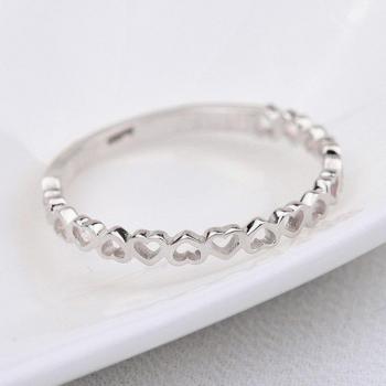 Bague simple en forme de cœur