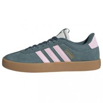Adidas VL Court 3.0 Women’s Sneakers – Teal & Gold Metallic (US M5.5)