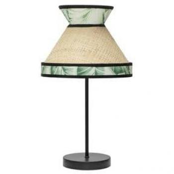 Lampada da Tavolo Costantinopoli 20x45 cm (E14) – Fabrilamp, Verde e Beige