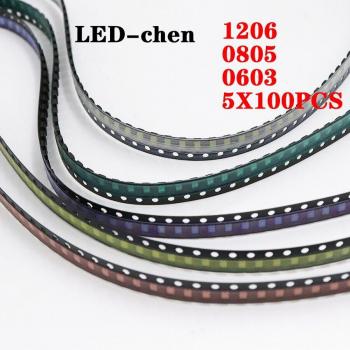 500pcs SMD LED Variety Pack