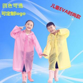 Outdoor EVA Raincoat for Kids in Candy Colors