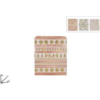 Busta Regalo Natale Rosa 44x61x17cm Collezione