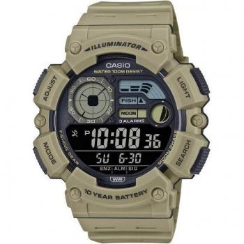 Casio Digital 100 m Hombres Resina Negra WS‑1500H