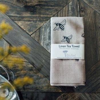 Helen Round Bee Design Kitchen Towel