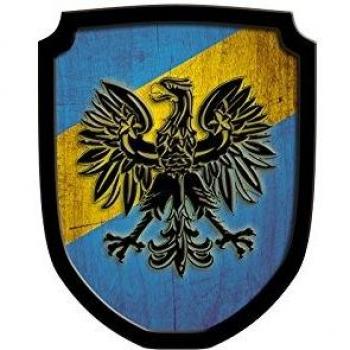 Bunter Holz-Adler-Schilderkünstler – Blau