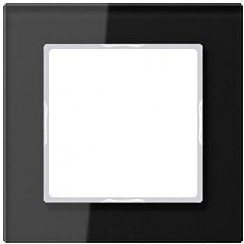 Jung Glasrahmen 1-fach sw waage/senkrecht AC 581 GL