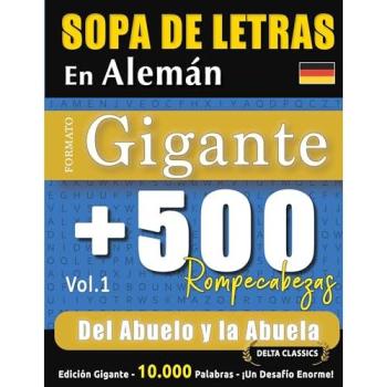 Sopa De Letras En Alemn Formato Gigante, Schulbücher