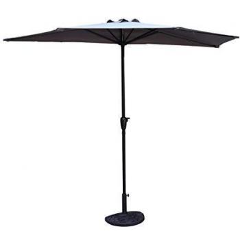 MaxxGarden Parasol Semicircular de Jardín 270 cm