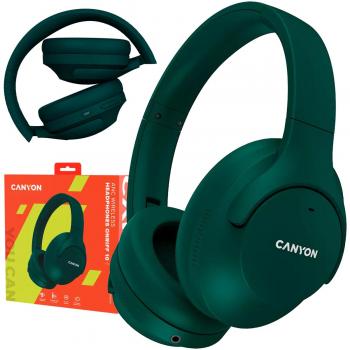 Canyon Vert OnRiff 10 – Casque Bluetooth Hi‑Fi ANC 25 h