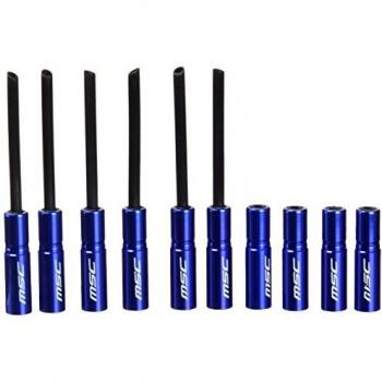 Set Toppe Cambio Alluminio 7075T6 Blu