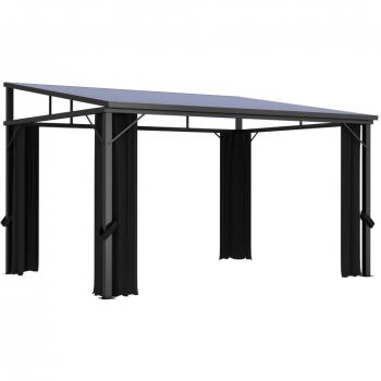 Pavillon d'extérieur vieXL 405x294x244 cm, couleur anthracite