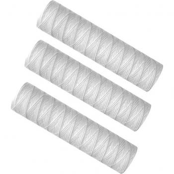 3Pcs 10 Inch PP String Wound Water Filter 5 Micron