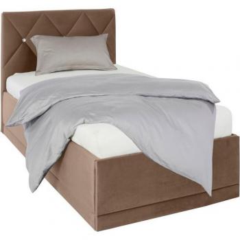 Elegantes Polsterbett Adamas mit Strasssteinen