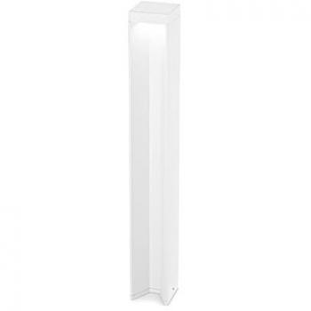 Kurt Bolardo Led Exterior Blanco, 12W, 3000K, IP54, No Regulable