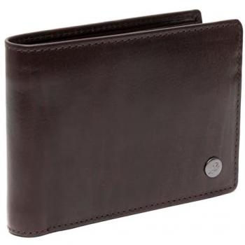 Caisse de monnaie Umbria avec RFID, 12,5 cm, cuir marron – The Chesterfield