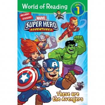 World Of Reading Super Hero Adventures These are the Avengers Level 1 by By artist Derek Laufman