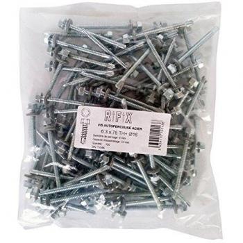 Rifix vis de bardage 6,3 x 75 mm sachet de 100 unités