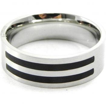 Tony – Anello Argento Nero 62