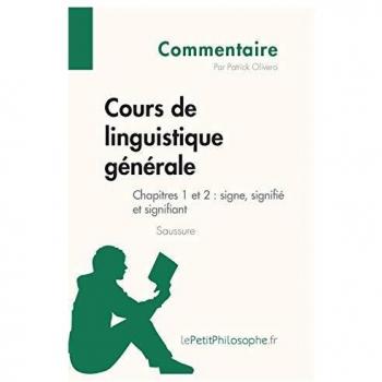 Cours de linguistique générale de Saussure