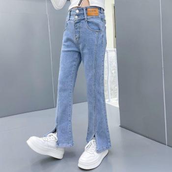 Teenage Girls' Denim Flare Jeans 5-14 Years
