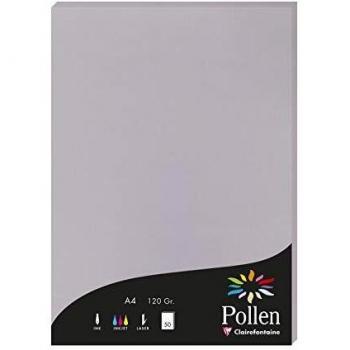 Clairefontaine Pollen Papier A4 120g 50 Feuilles Gris Koala