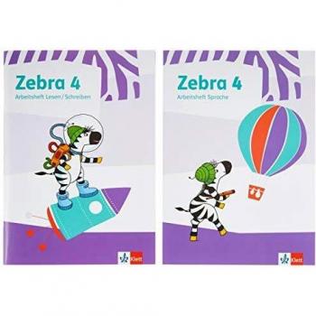 Zebra 4: Paket: Arbeitsheft Lesen/Schreiben und Arbeitsheft Sprache Klasse 4