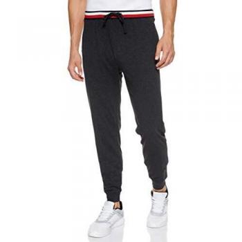 Tommy Hilfiger Cuff Jersey Pant, Pantalones térmicos para Hombre, Gris, Large