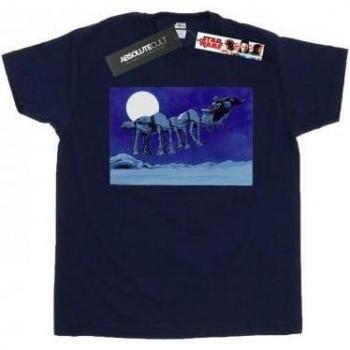 AT-AT Schlitten T-Shirt für Männer M weiß