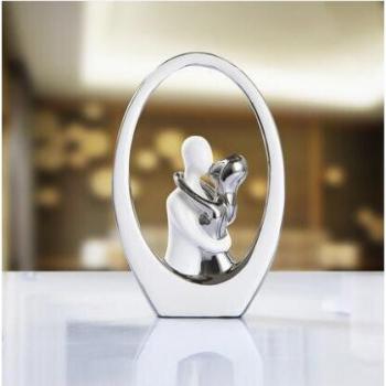 Couple's Embrace Photo Frame